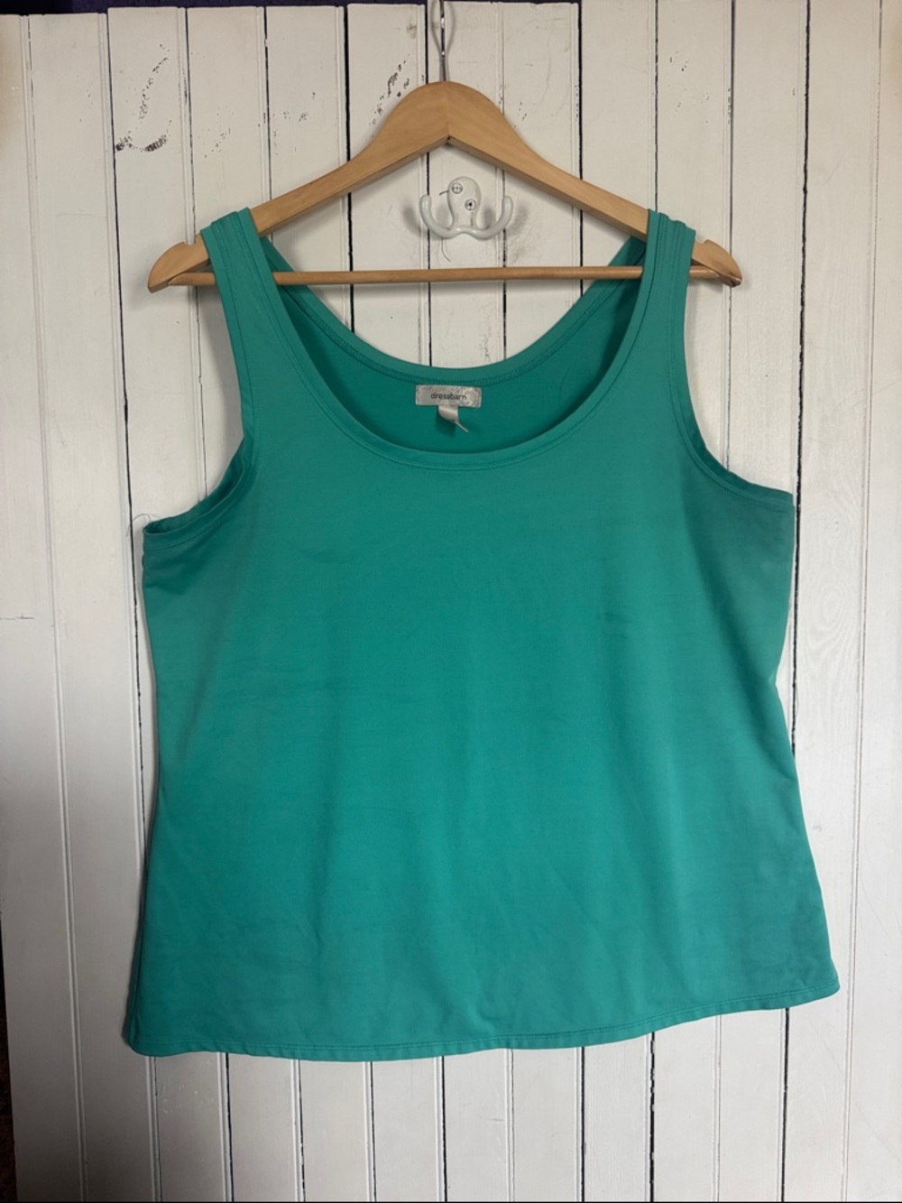 Dress Barn Tank Top Teal Size 2X